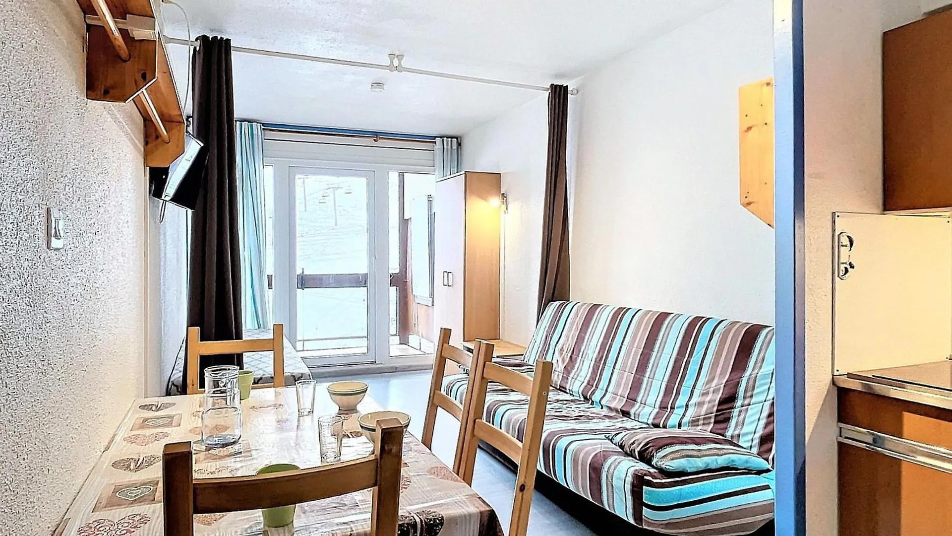 Studio Lumineux Au Pied Des Pistes Avec Grand Balcon Sud, Acces Piscine Chauffee, Centre-Station - Fr-1-267-175 Villarembert